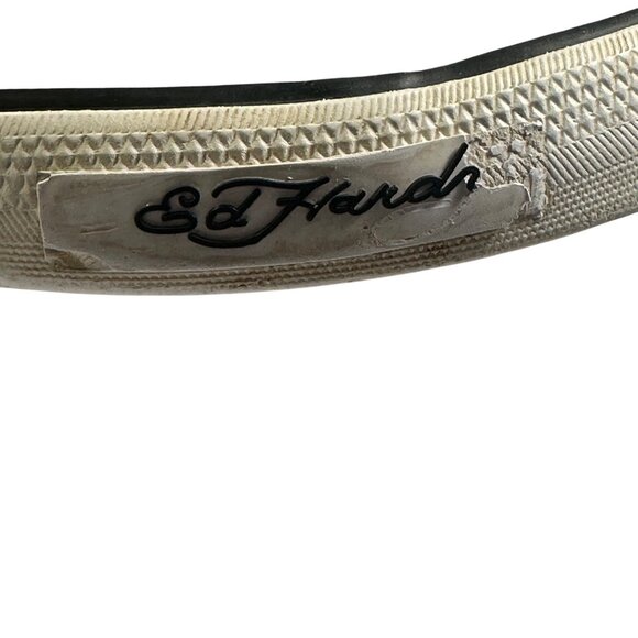 Don Ed Hardy Womens Love Kills Low Top Slip-On Sneakers SZ 6 US Grunge Boho Goth - Picture 4 of 10